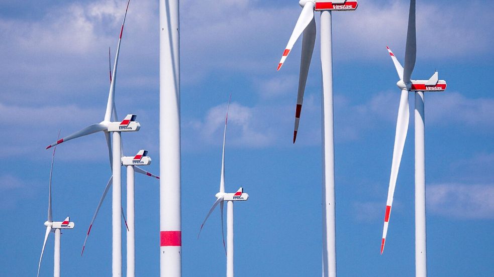 Auch die Windenergie hat erneut zugelegt. (Symbolbild) Foto: Jens Büttner