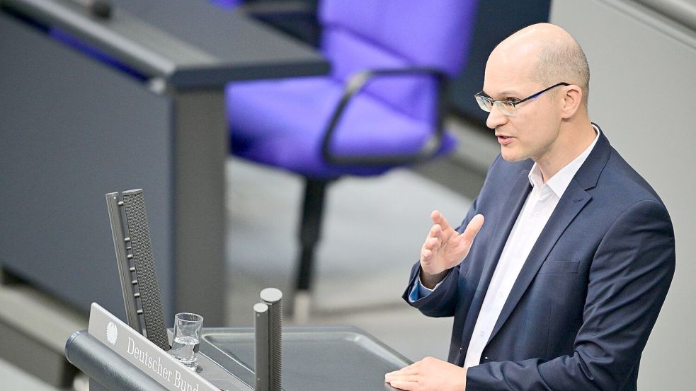 Der Thüringer AfD-Co-Vorsitzende Stefan Möller soll in den Bundesvorstand seiner Partei aufrücken. (Archivbild) Foto: Sebastian Gollnow/dpa