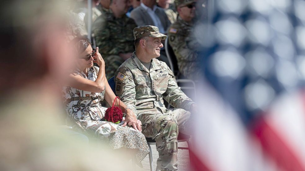 General Donahue gilt im US-Heer als beliebt. Foto: Hannes P. Albert/dpa