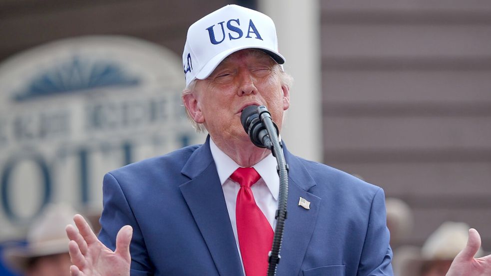 Trump teilt wieder verbal gegen europäische Nato-Partner aus. (Archivbild) Foto: Julia Demaree Nikhinson