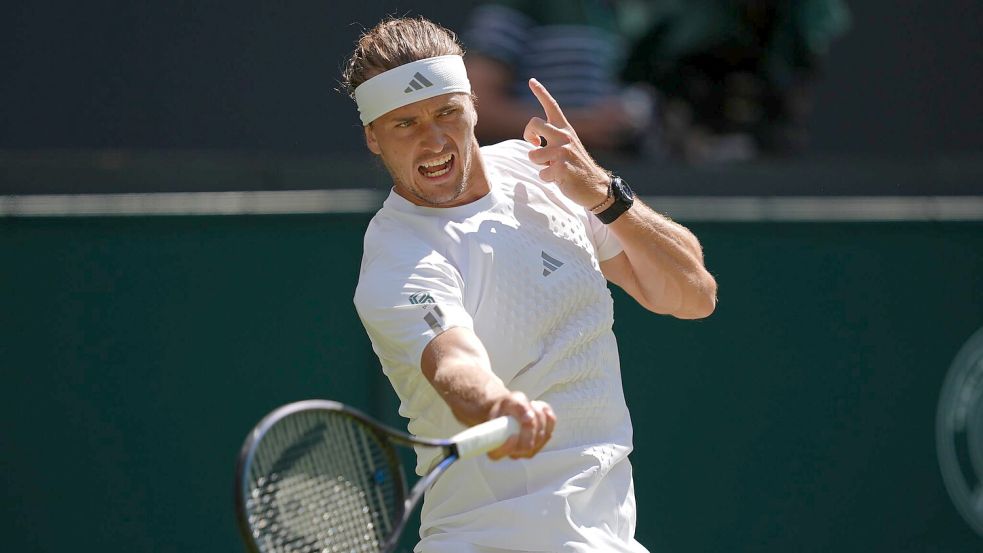 Alexander Zverev steht in Wimbledon in der dritten Runde. Foto: Maja Smiejkowska