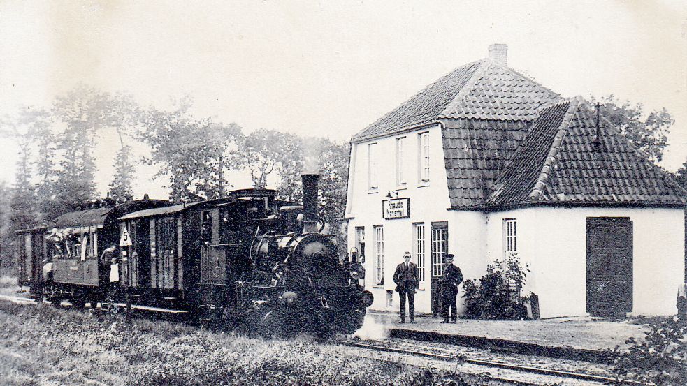 Auch in Marienheil gab es einen Bahnhof. Foto: Archiv