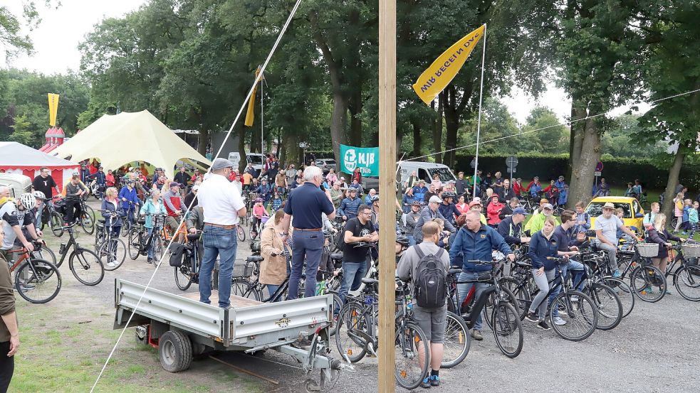 Hunderte von Radler erwartet der Radsportclub (RSC) Thüle auch zur 46 Auflage des Volksradfahren. Foto: Hans Passmann