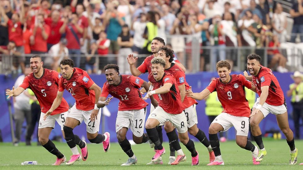 Ägypten setzte sich im Elfmeterschießen gegen Australien durch. Foto: Sam Hodde
