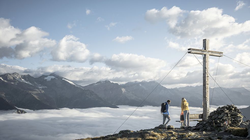 Das Ahrntal ist perfekt für einen Wanderurlaub. 850 Kilometer umfasst das Wanderwegenetz der Region. Foto: TV Sand in Taufers / Manuel Kottersteger