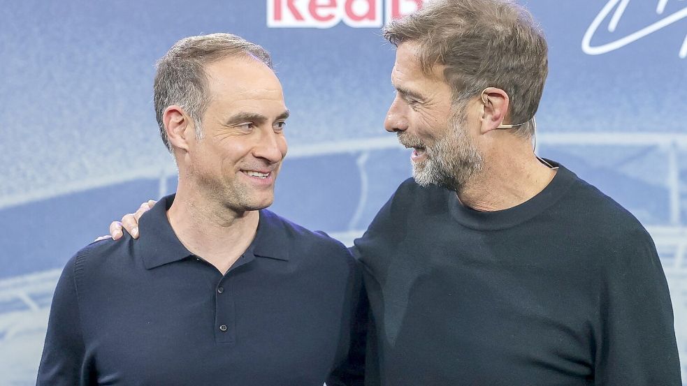 Jürgen Klopp hat auch mit Oliver Mintzlaff das DFB-Thema „angetextet“. (Archivbild) Foto: Jan Woitas
