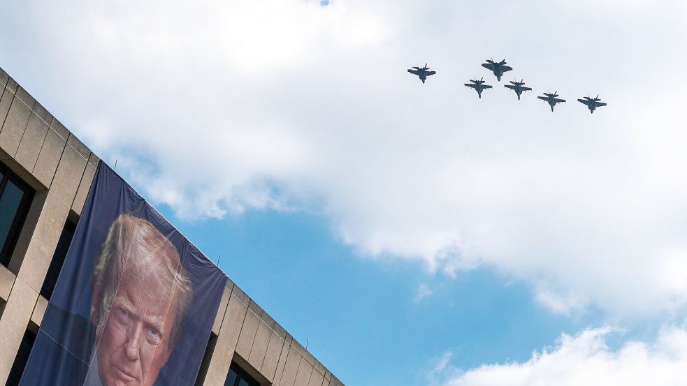 In Washington wird am Samstag gefeiert - auch mit Militär. Foto: Nathan Howard