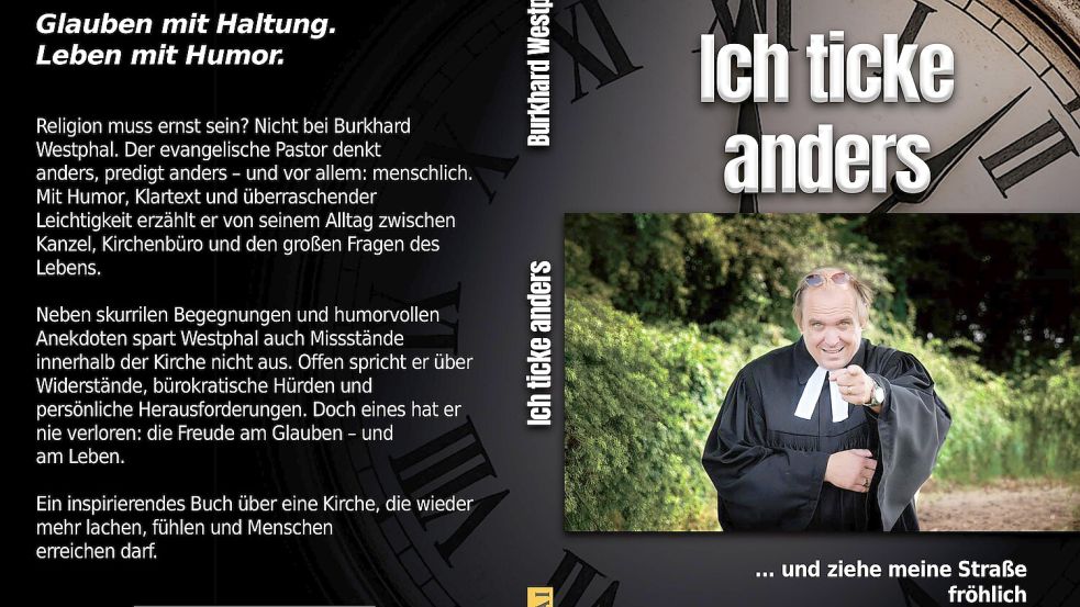 So sieht das Cover des neuen Buches aus, das der frühere Collinghorster Pastor Burkhard Westphal jetzt veröffentlicht hat. Foto: privat