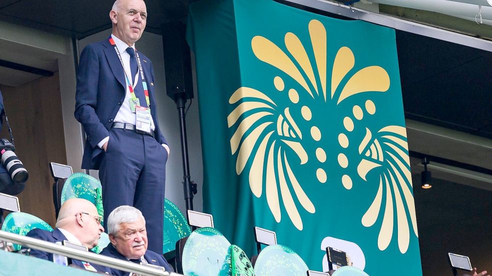 DFB-Präsident Neuendorf steht jetzt im Fokus bei der Bundestrainer-Frage. (Archivbild) Foto: Tom Weller