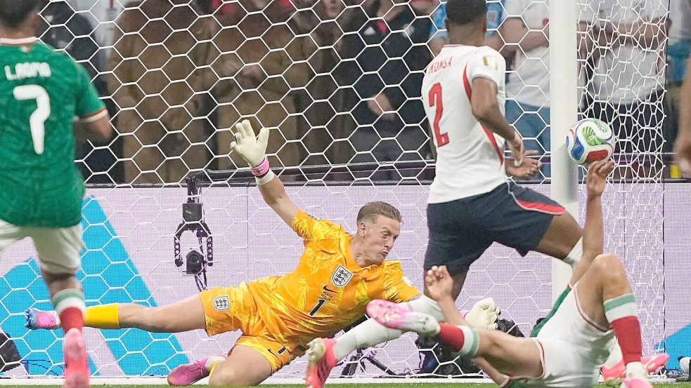 Jordan Pickford rettete die Engländer mehr als einmal. Foto: Natacha Pisarenko