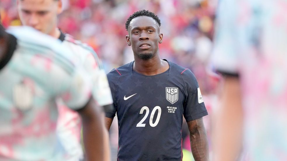 Sprach ruhig und besonnen zu den Medien: Folarin Balogun. Foto: Ted S. Warren