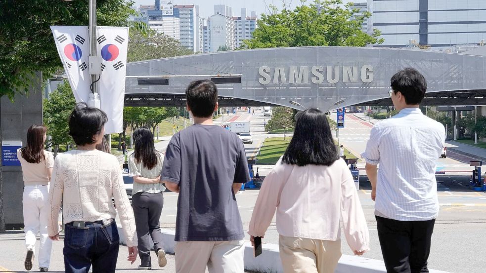 Samsung Electronics hat einen historischen Rekordgewinn für das zweite Quartal verbucht. Foto: Ahn Young-joon