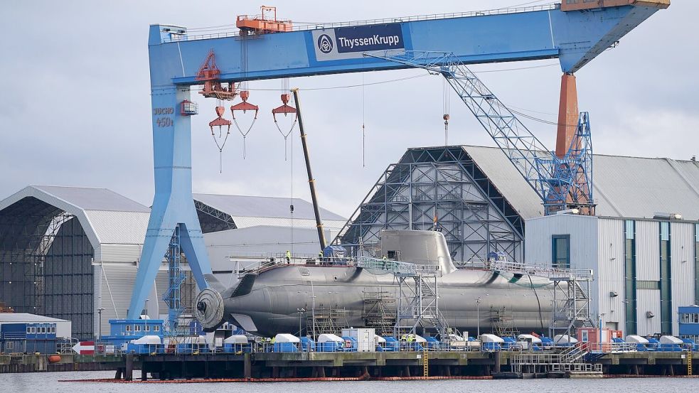 Der Bau der Boote in Kiel läuft bereits. (Archivbild) Foto: Marcus Brandt