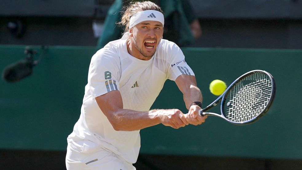 Alexander Zverev hatte in der Fortsetzung gegen Lehecka mehr Probleme als am Vorabend. Foto: Maja Smiejkowska