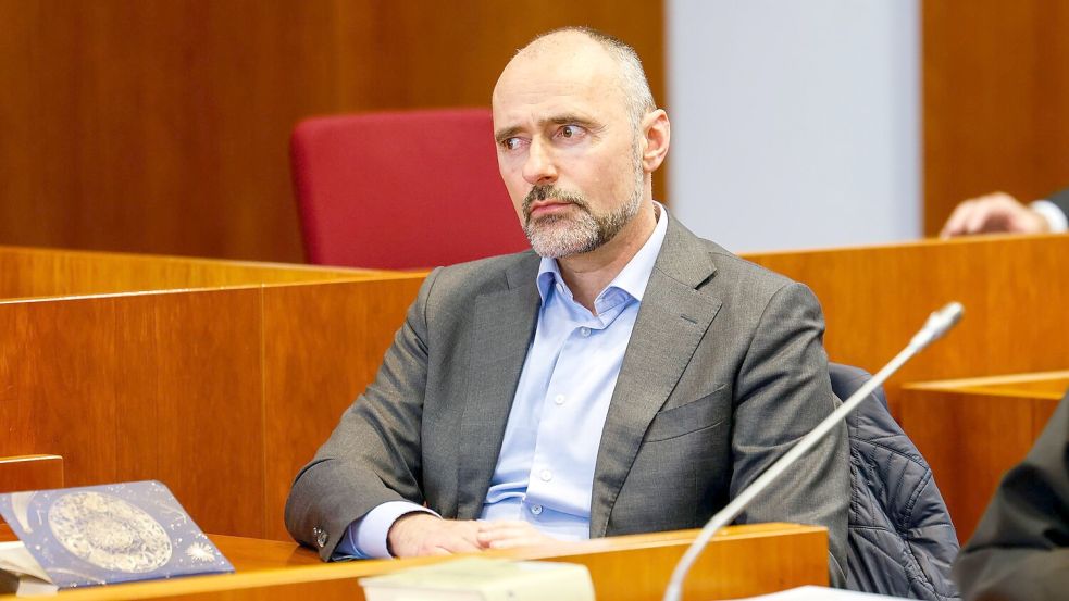Der Cum-Ex-Kronzeuge beim Bonner Gerichtsverfahren Ende 2024. Foto: Thomas Banneyer