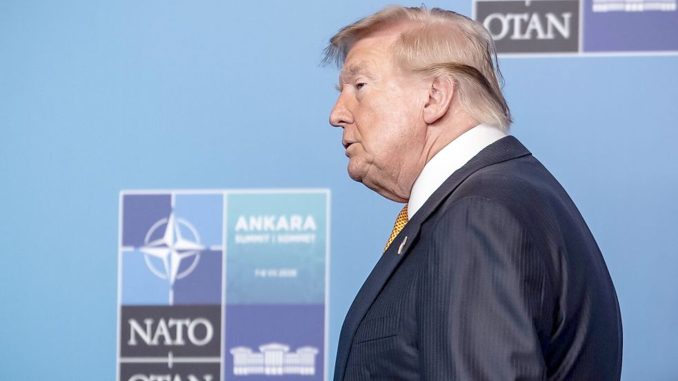 Trump geht beim Gipfel auf die Europäer los. Foto: Michael Kappeler/dpa