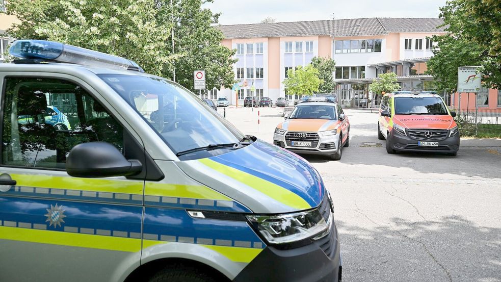 Zwei Mädchen wurden bei der Tat schwer verletzt. Foto: Lennart Preiss/dpa