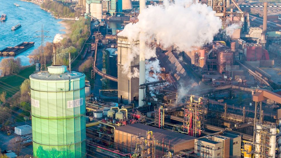 Blick auf das HKM-Werk in Duisburg. Foto: Christoph Reichwein