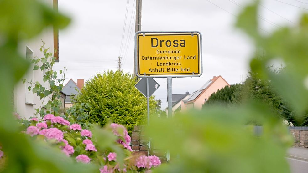 Der Vorfall ereignete sich in Drosa, einem Ort in der Gemeinde Osternienburger Land. Foto: Heiko Rebsch/dpa