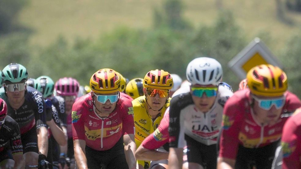Die Profis bei der Tour de France. Foto: Thibault Camus