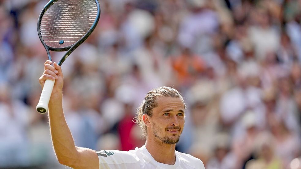 Alexander Zverev fehlt noch ein Sieg zum Wimbledon-Triumph. Foto: Kirsty Wigglesworth