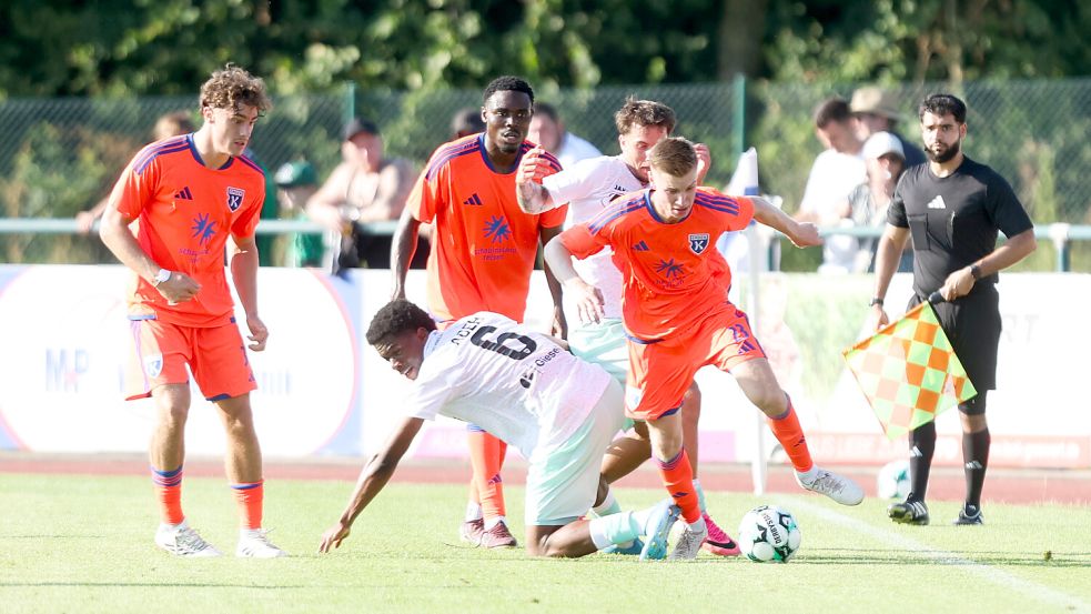 Kickers Emden trifft in Billerbeck in einem Testspiel auf Preußen Münster. Foto: Doden, Emden