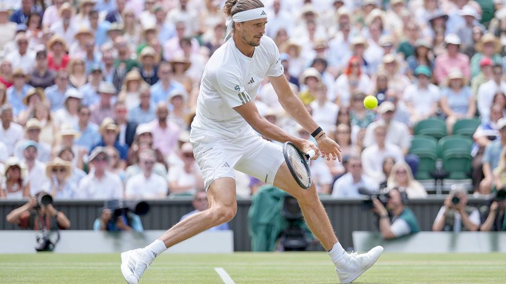 Alexander Zverev spielt deutlich offensiver als in der Vergangenheit. Foto: Kirsty Wigglesworth