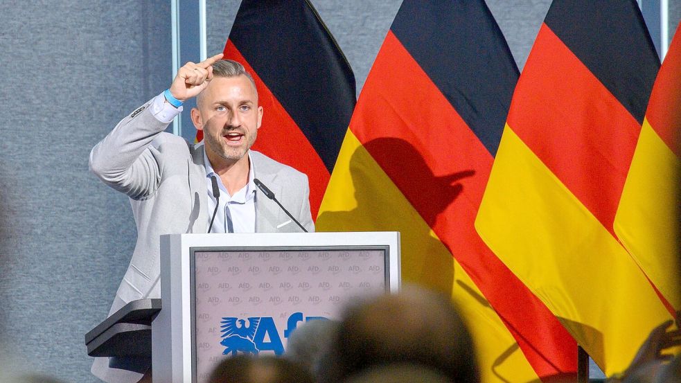 „Die Leute möchten den politischen Wandel“, sagt AfD-Spitzenkandidat Ulrich Siegmund. Foto: Klaus-Dietmar Gabbert