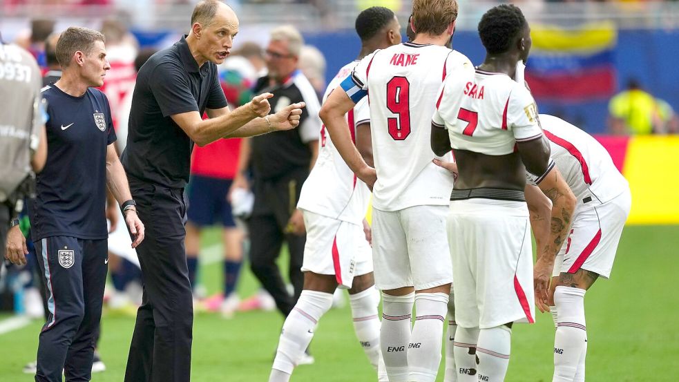 Thomas Tuchel war nicht zufrieden mit der Leistung seines Teams. Foto: Martin Rickett