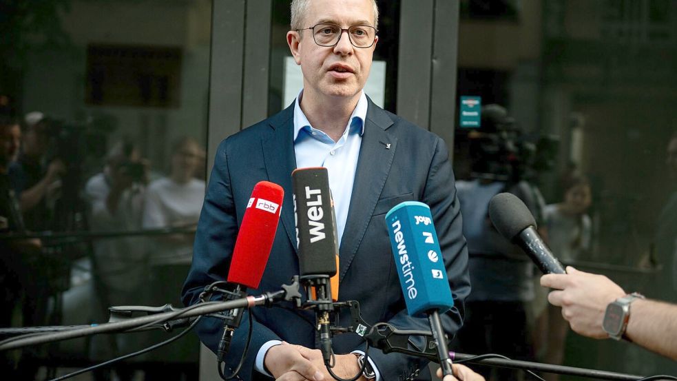 Finanzsenator Stefan Evers soll CDU-Spitzenkandidat in Berlin werden. (Archivfoto) Foto: Fabian Sommer/dpa