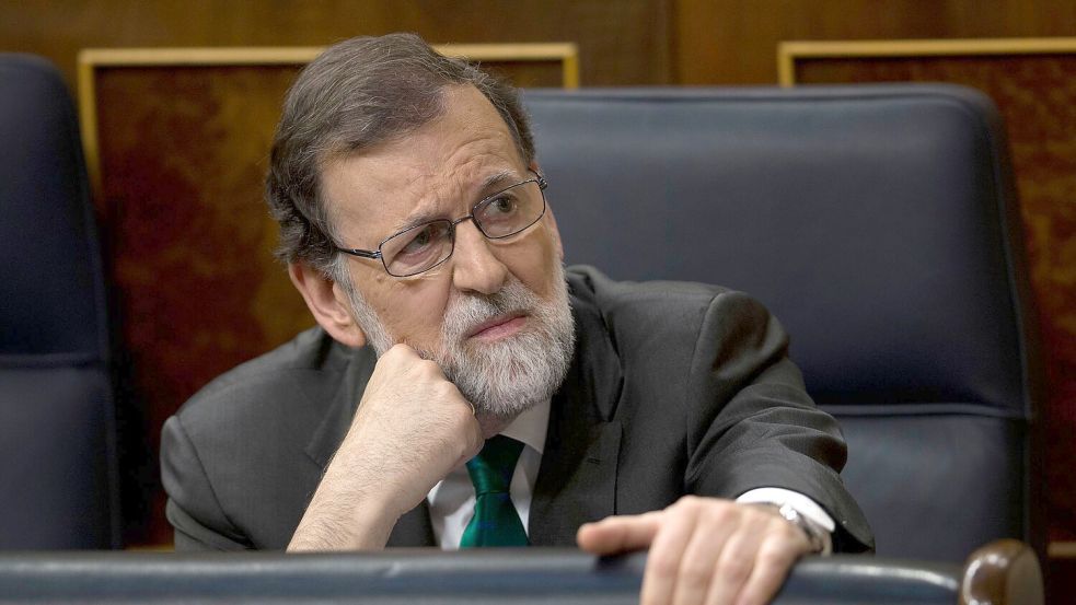 Mariano Rajoy erhält kräftig Widerspruch. (Archivbild) Foto: Francisco Seco/AP/dpa