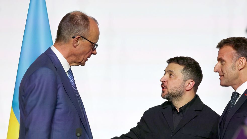 Die „Koalition der Willigen“ trifft sich in Paris. (Archivfoto) Foto: Ludovic Marin/Pool AFP/dpa