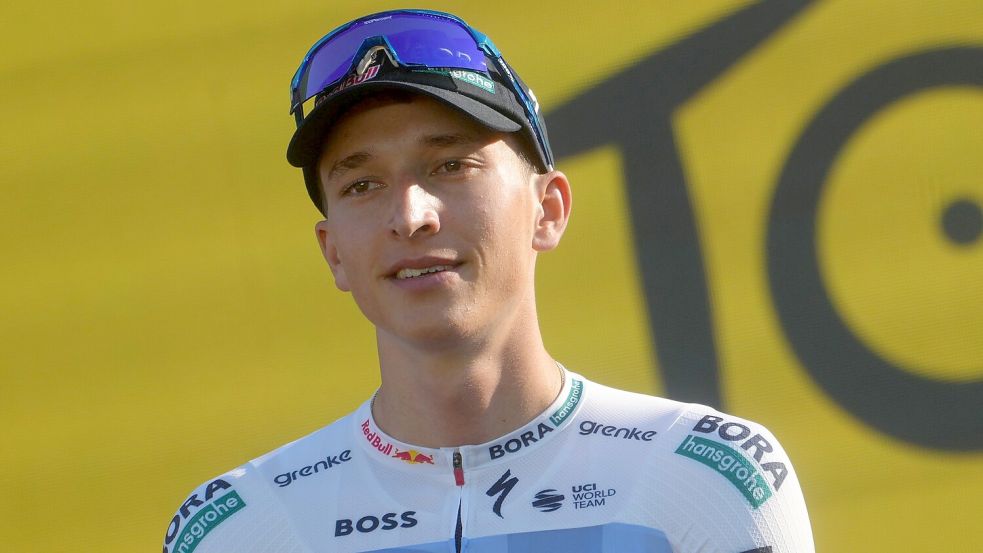 Florian Lipowitz wurde im Vorjahr Dritter bei der Tour. (Archivbild) Foto: Thibault Camus