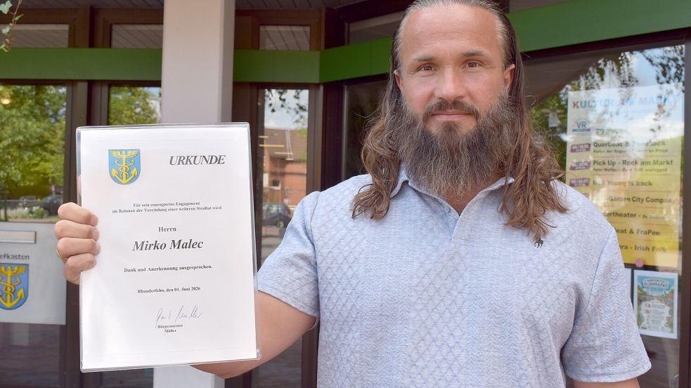 Mirko Malec engagiert sich und tut Gutes. Dafür wurde er jüngst geehrt. Er veröffentlicht aber auch Videos im Internet, die von manchen kritisiert werden. Foto: Henrik Zein/Archiv