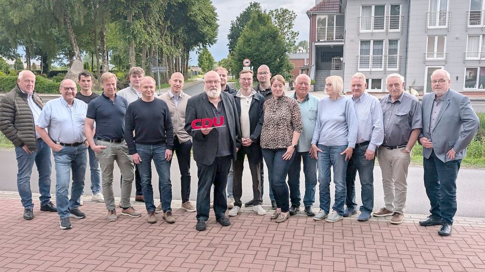 Mit diesen Kandidaten tritt die CDU für den Rhauderfehner Gemeinderat an. Foto: CDU Rhauderfehn