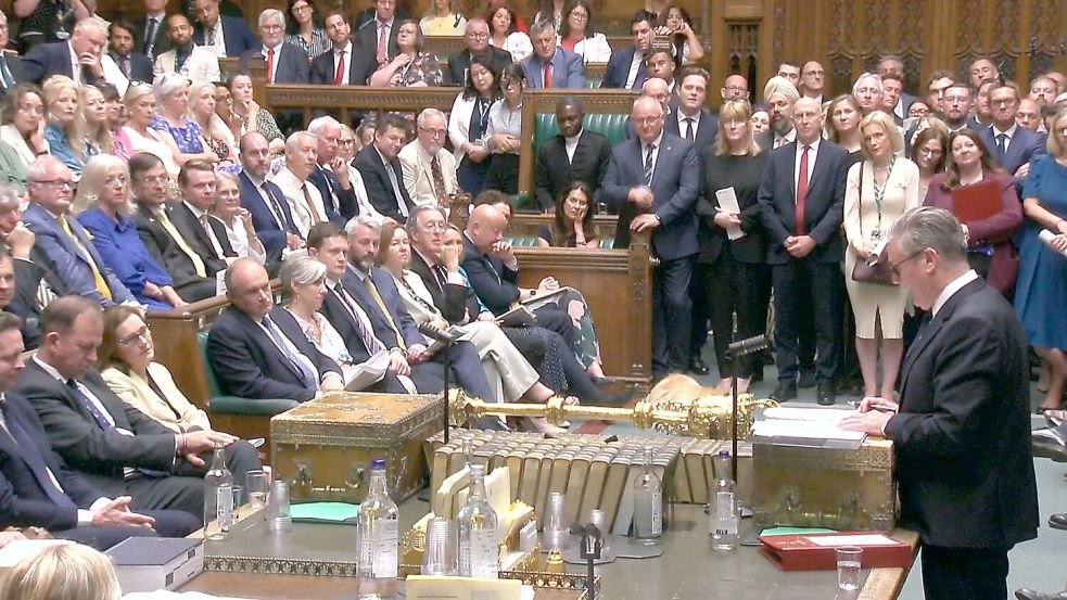 Starmer erlebte seine letzte Fragestunde im britischen Parlament. Foto: House Of Commons/Uk Parliament