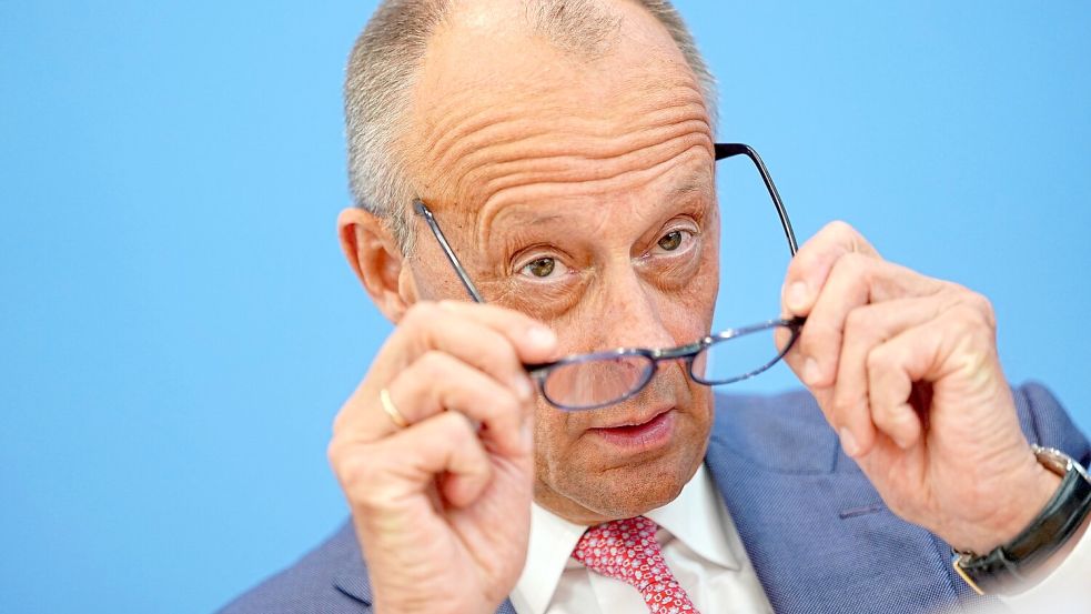Kanzler Merz verteidigt geplante Einschnitte bei Unterhaltsvorschuss Foto: Michael Kappeler/dpa