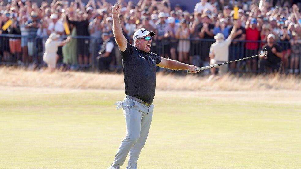 Der Neuseeländer Ryan Fox hat die 154. British Open gewonnen. Foto: David Davies