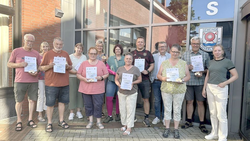 Die Gewinner der Stadtradeln-Aktion. Foto: Kirsten Beening