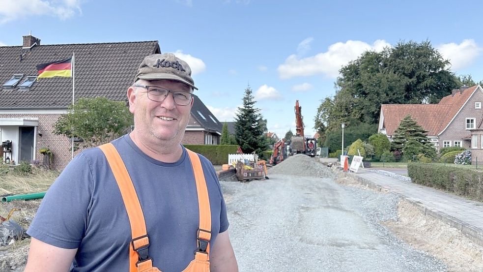 Die Arbeiten kommen gut voran, sagt Markus Doden. Foto: Dirk Hellmers