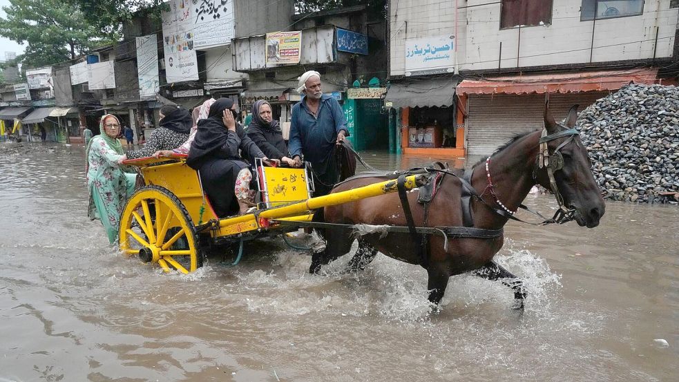 Monsunregenfälle in Pakistan fordern seit Wochen Menschenleben. Foto: K.M. Chaudary