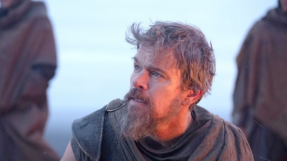 Matt Damon spielt Odysseus als gebrochenen, selbstkritischen Helden – überzeugend, aber wenig originalgetreu, findet Experte Michael Sommer Foto: picture alliance / SIPA | LILO