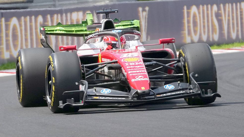 Charles Leclerc ist in Budapest der Schnellste. Foto: Darko Vojinovic