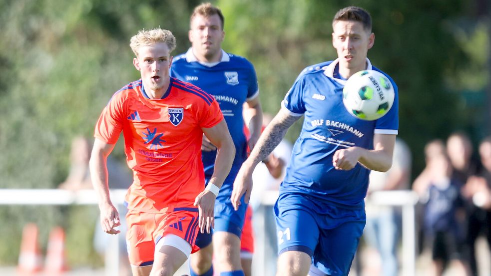 Kickers Emden kam in Borssum nur zu einem 3:0-Erfolg. Foto: Jens Doden/Emden
