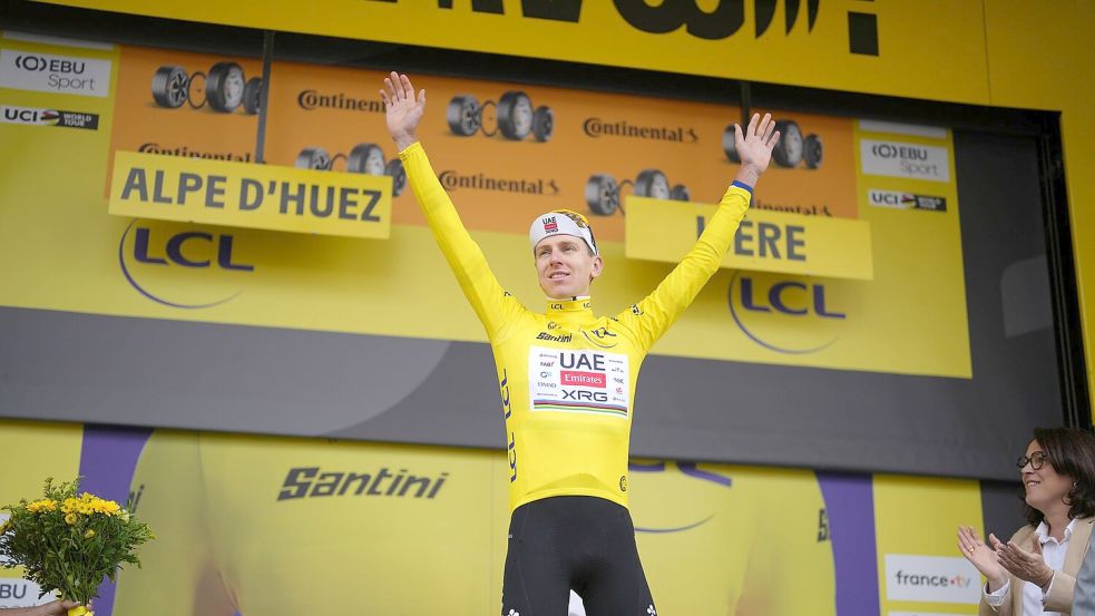 Tadej Pogacar dominiert die Tour de France. Foto: Thibault Camus