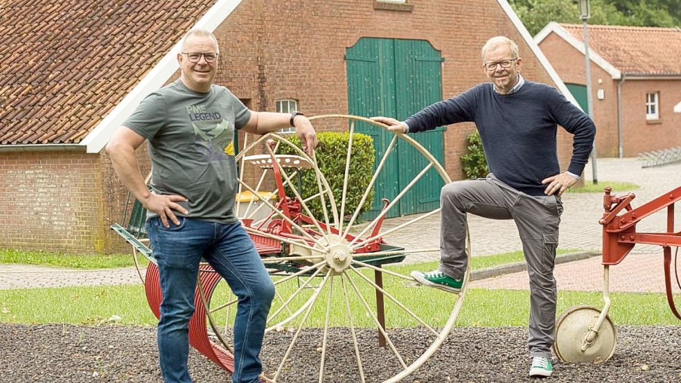 Frank Fette (links) und Dieter Ertwiens-Buchwald wollen in den Gemeinderat. Foto: Grüne Overledingerland