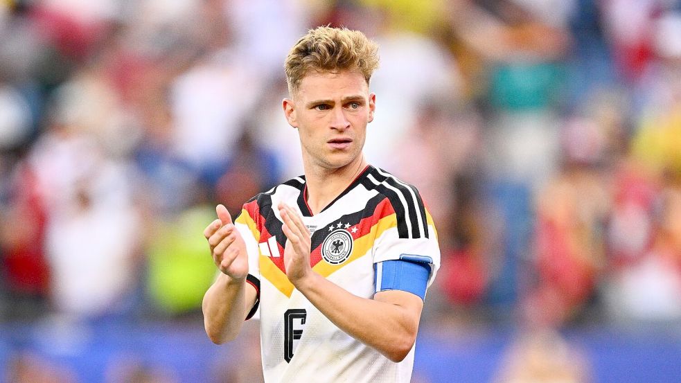 Soll weiter eine tragende Rolle in der DFB-Auswahl spielen: Kapitän Joshua Kimmich. (Archivbild) Foto: Tom Weller/dpa