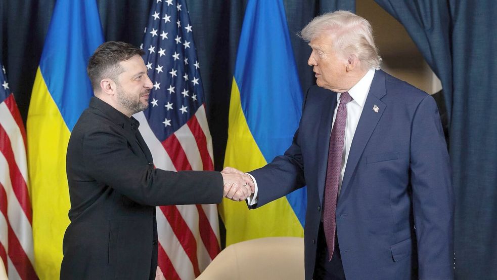 Selenskyj und Trump haben ein Verhältnis mit Höhen und Tiefen. (Archivbild) Foto: Ukraine Presidency/Ukrainian Pre