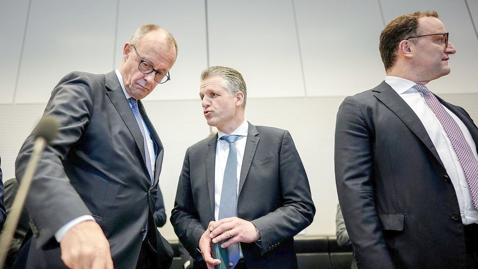 Frei für Spahn: Der Wechsel an der Unionsfraktionsspitze soll heute besiegelt werden. (Archivbild) Foto: Kay Nietfeld/dpa