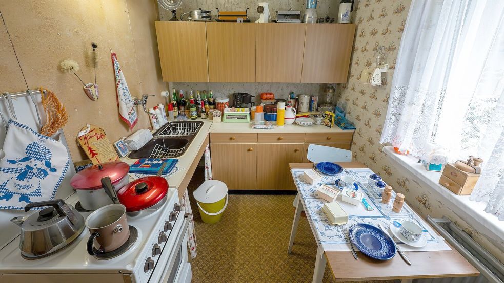 Kleine Zeitreise in eine Typische WBS-70-Wohnung. Foto: Soeren Stache